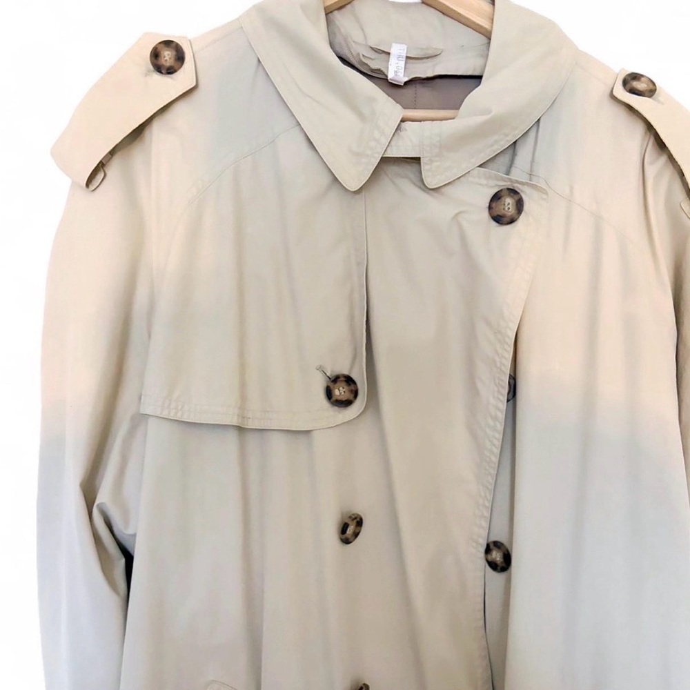 VINTAGE Hugo Boss Tan Trench Coat